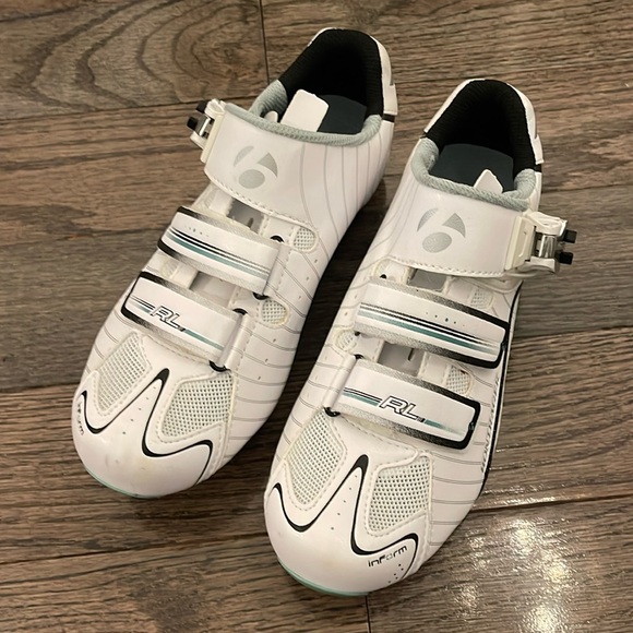 Bontrager Hilo Inform Road Cycling Shoes Women's 5.5 White Teal Black - Picture 1 of 6